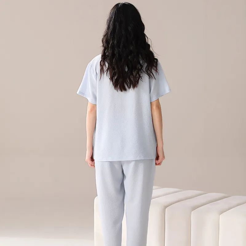 PBENO PD Pajama Set Women's Sky Blue-4