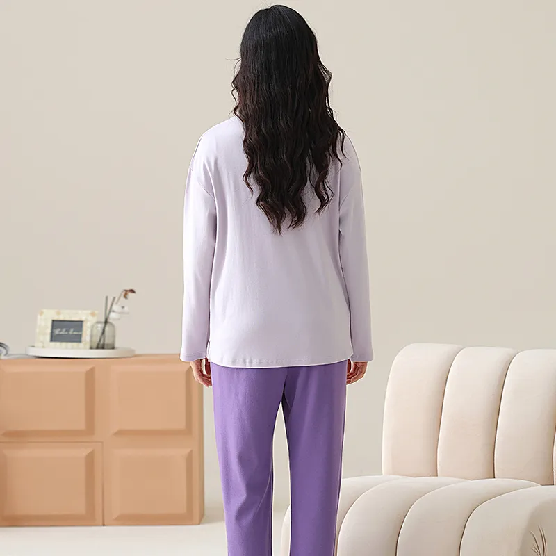 PBENO PD Pajama Set Women's Purple Shell-1