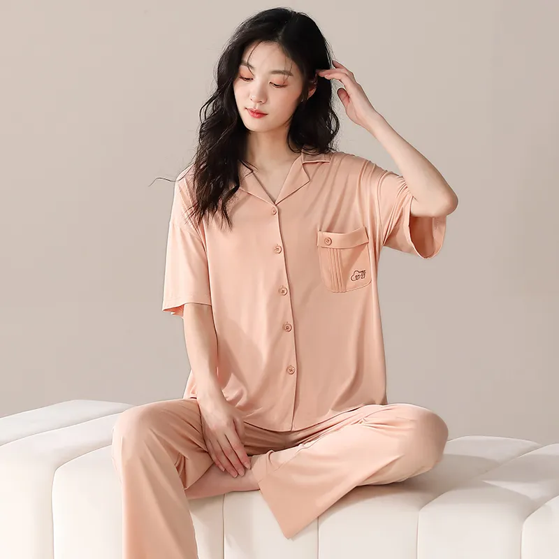 PBENO PD Pajama Set Women's Pink-2