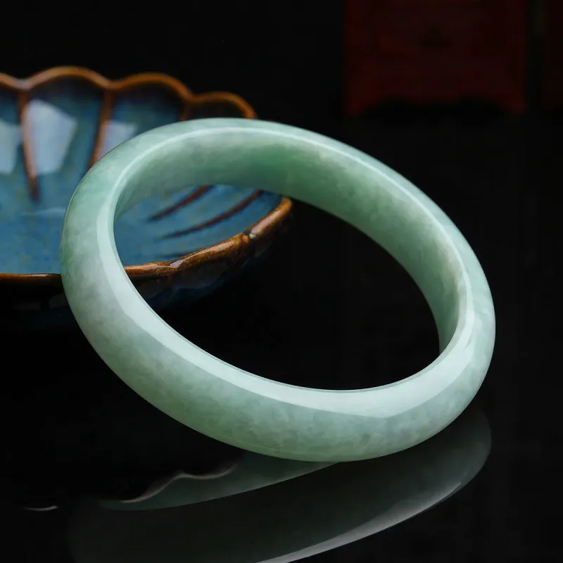 LAOMIAO Glutinous Jade Bangles Women's-2