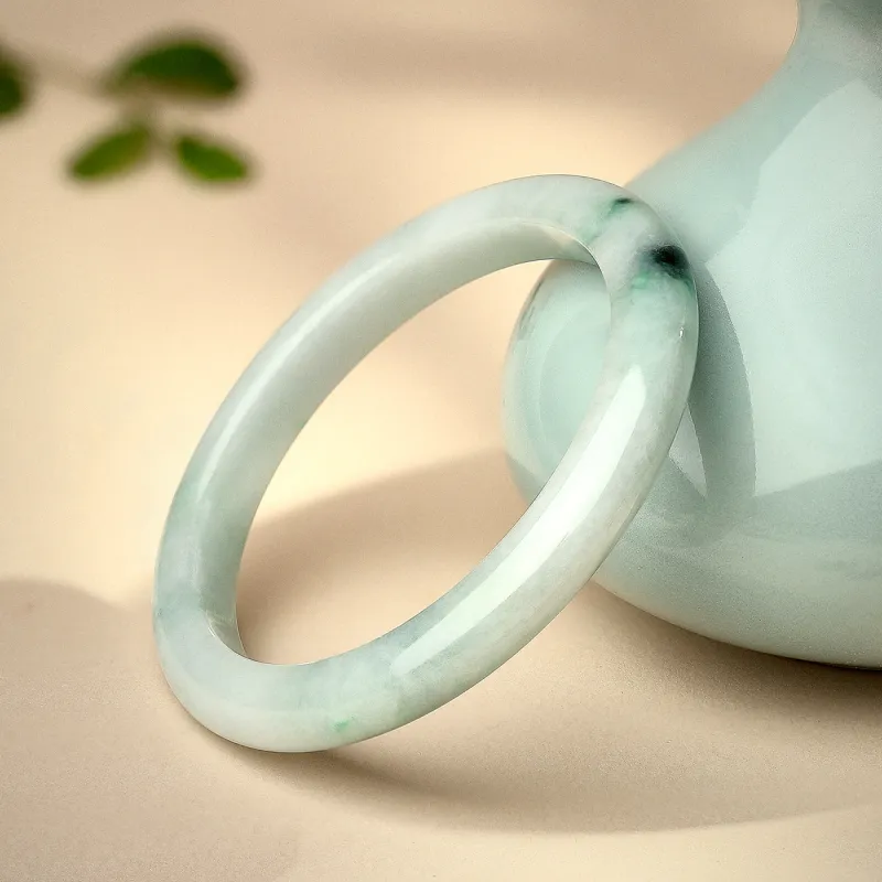 LAOMIAO Bean Type Jadeite Bangles Women's-22