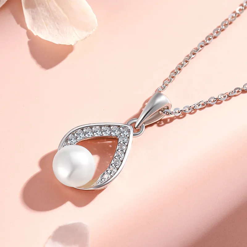 LAOMIAO Pearl Pendants Women's-5