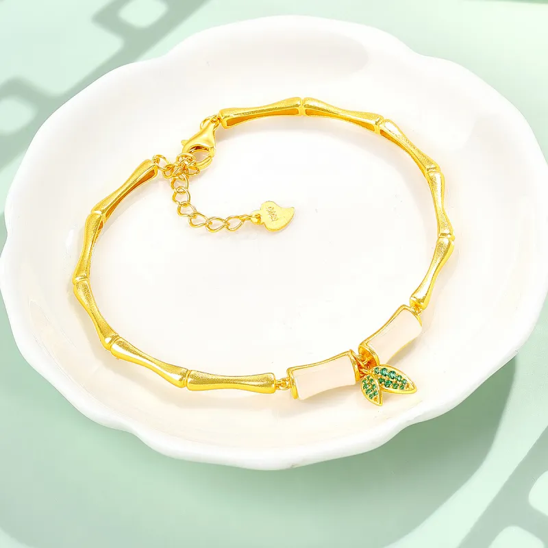 LAOMIAO Hetian Jade Bracelets Pale Greenish White Jade Women's-2