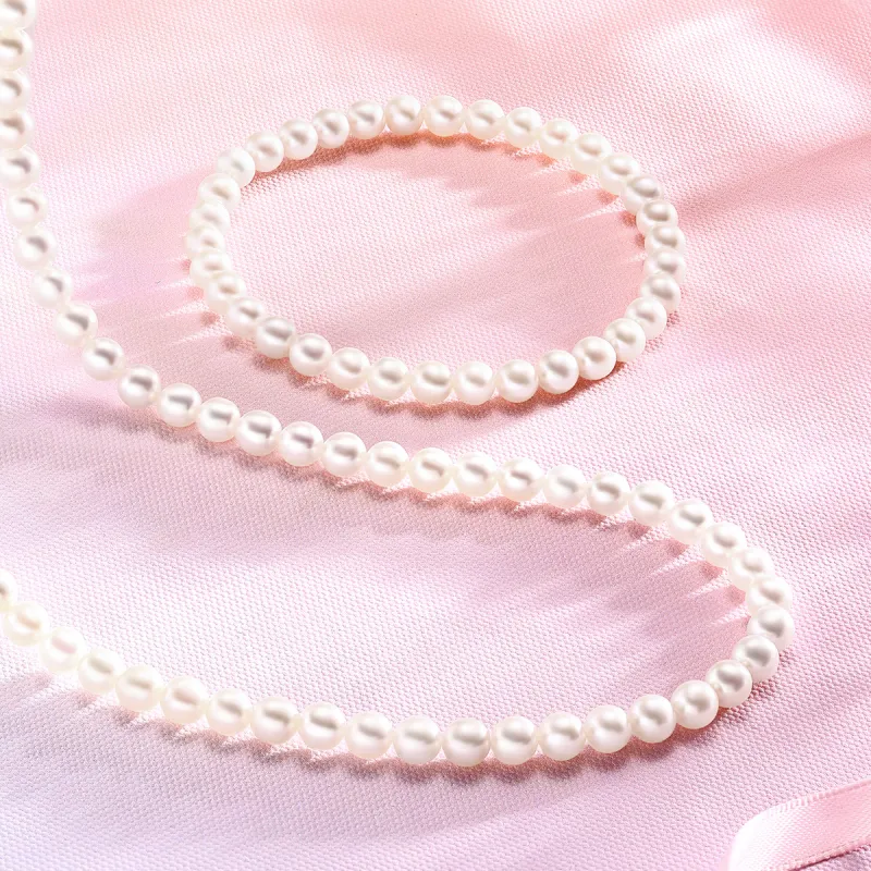LAOMIAO Pearl Necklaces Women's-3