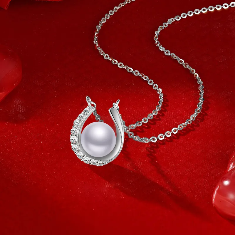 LAOMIAO Pearl Necklaces Women's-9