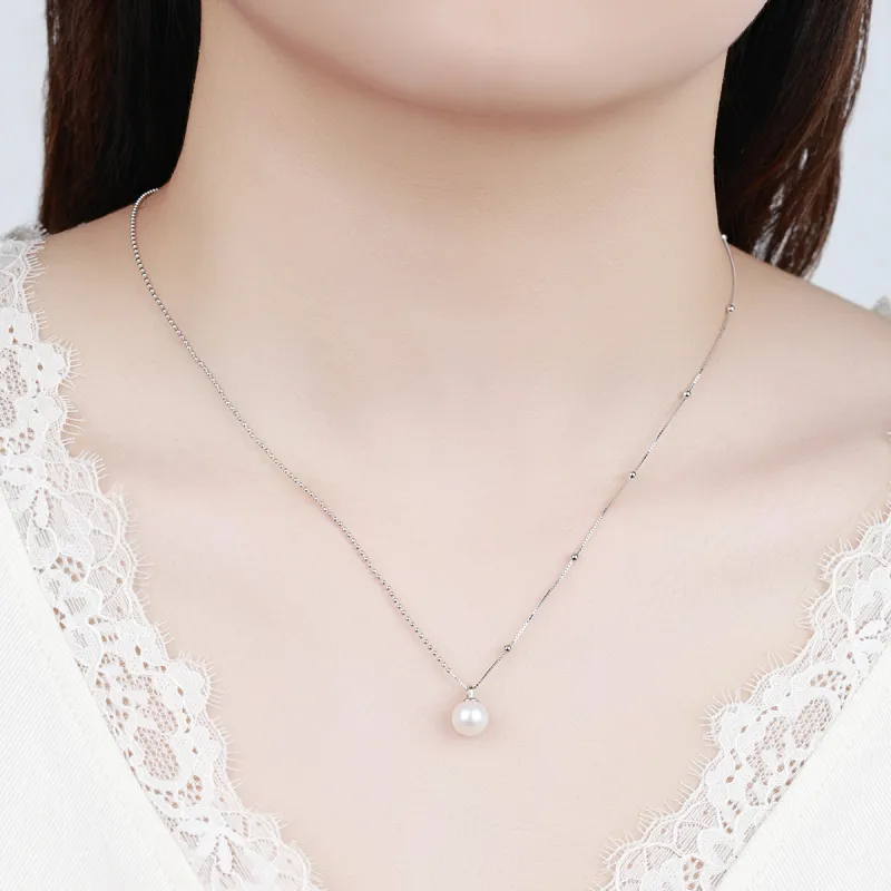 LAOMIAO Pearl Necklaces Women's-5