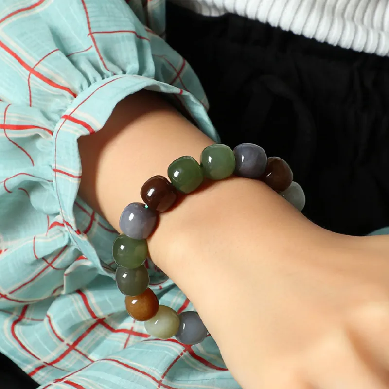 LAOMIAO Bracelets Green Jade Unisex-3