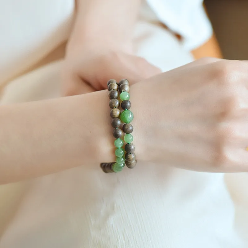 LAOMIAO Hetian Jade Bracelets Green Jade Women's-6