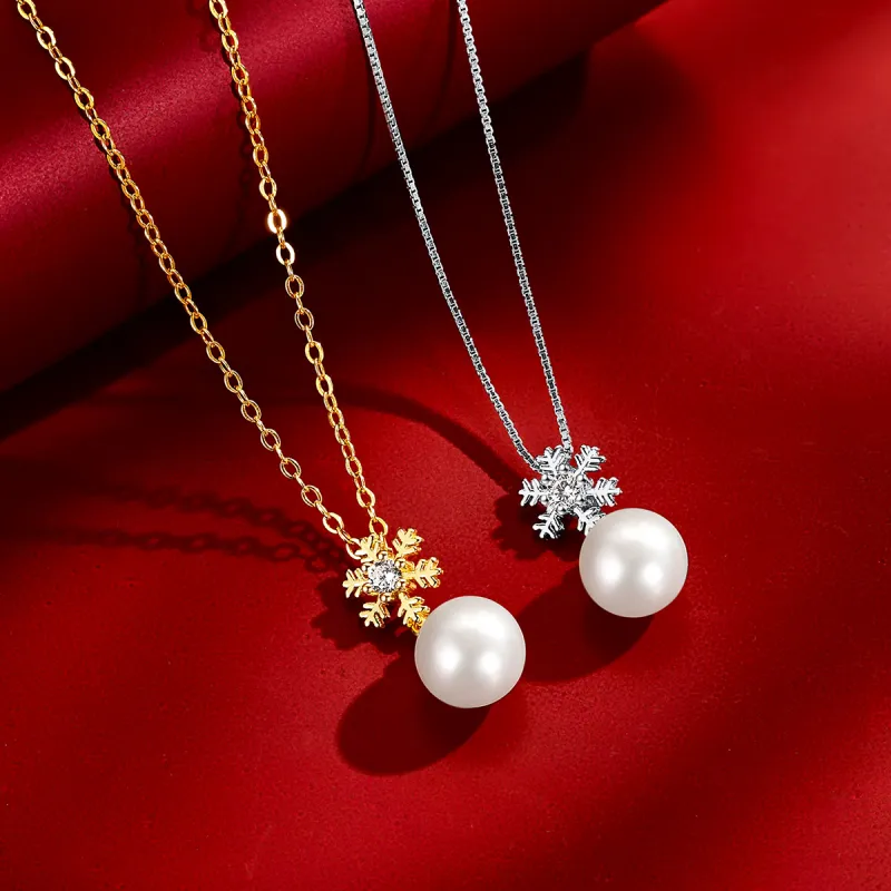 LAOMIAO Pearl Pendants Women's-4