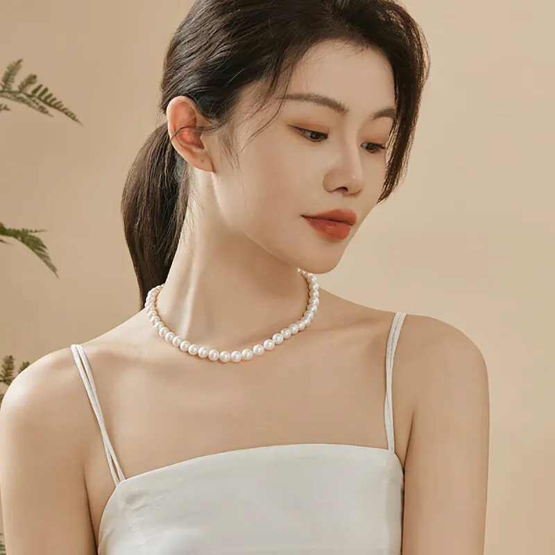 LAOMIAO Pearl Necklaces Women's-7