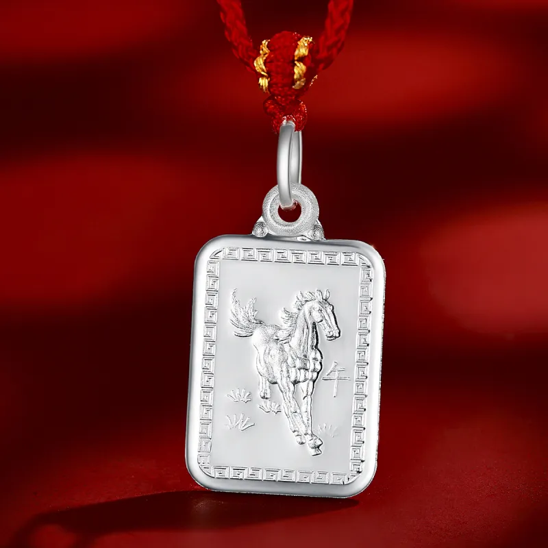 LAOMIAO 990 Silver Pendants Women's-36