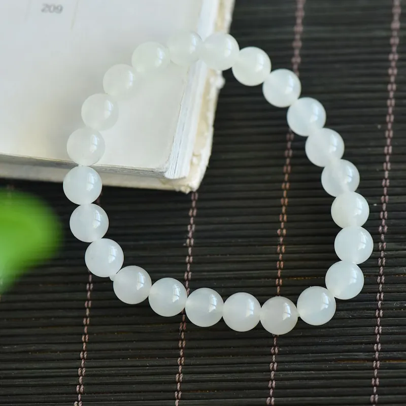 LAOMIAO Hetian Jade Bracelets White Jade Women's-2