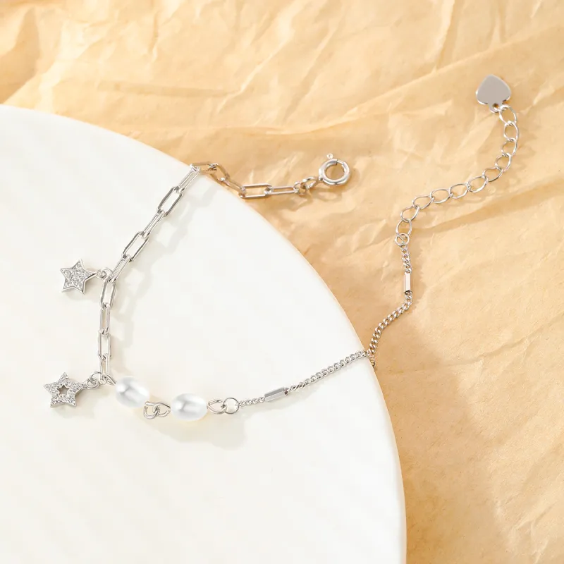 LAOMIAO Pearl Bracelets Women's-4