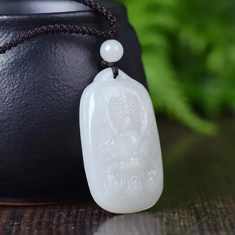 LAOMIAO Pendants Green Jade Men's-2