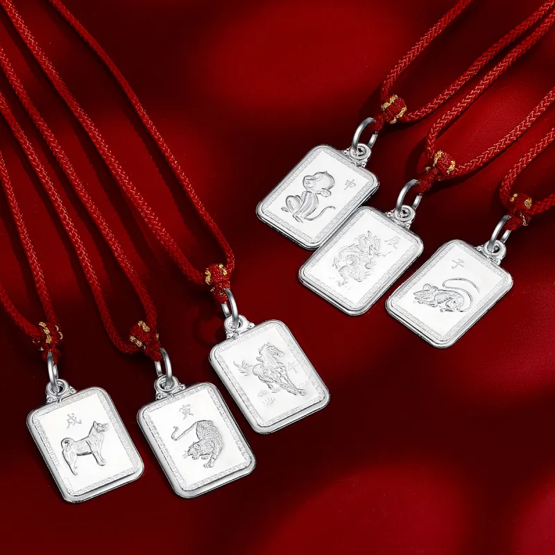 LAOMIAO 990 Silver Pendants Women's-21