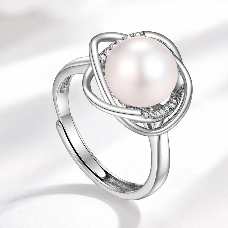 LAOMIAO Freshwater Pearl Rings Women's-5