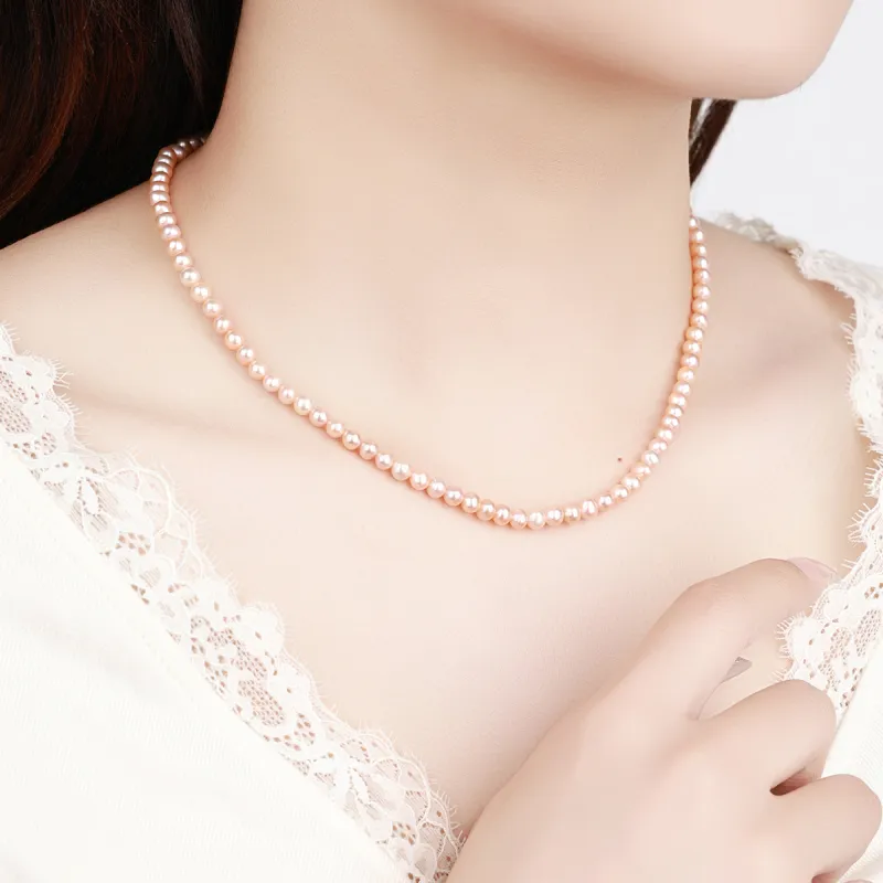 LAOMIAO Pearl Necklaces Women's-5