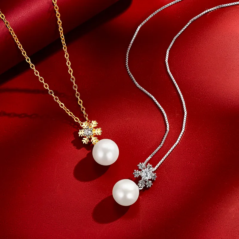 LAOMIAO Pearl Pendants Women's-11