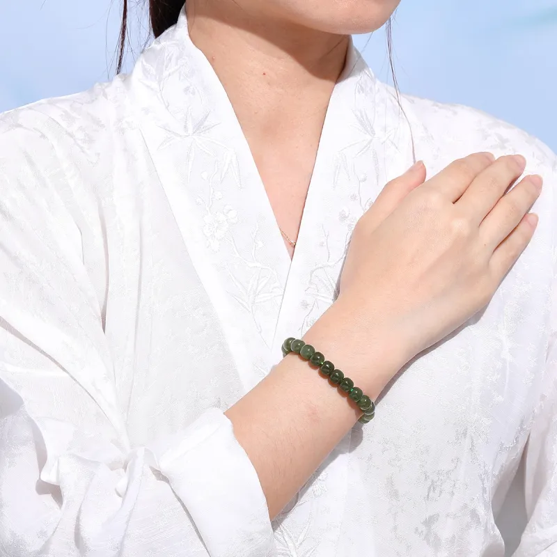 LAOMIAO Bracelets Green Jade Women's-2
