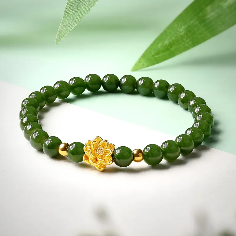 LAOMIAO Bracelets Green Jade Women's-2