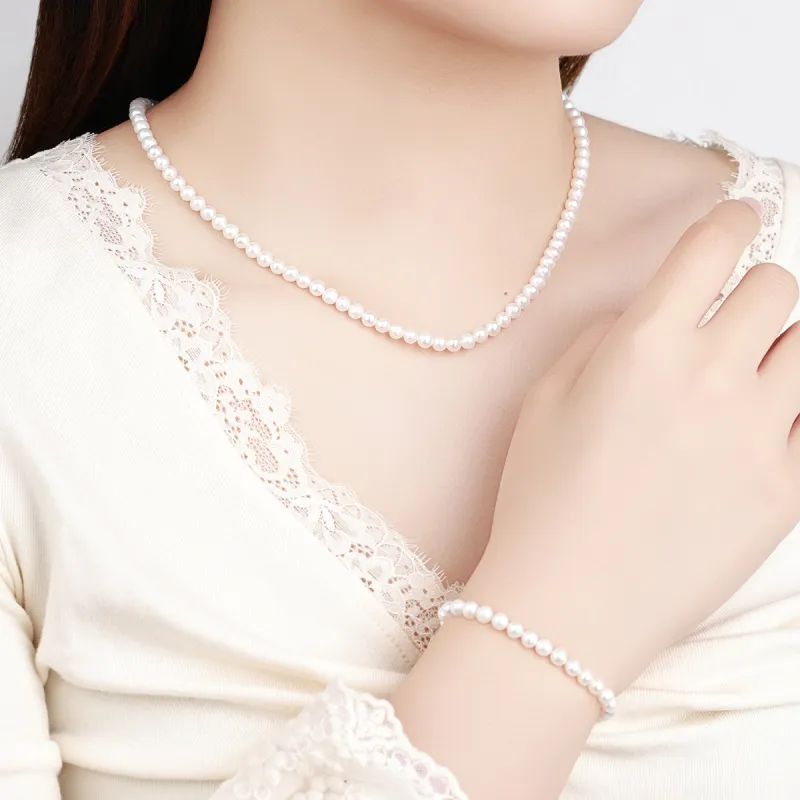 LAOMIAO Pearl Necklaces Women's-4