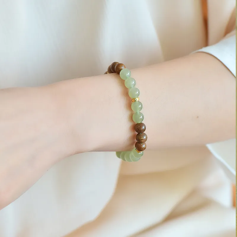 LAOMIAO Hetian Jade Green Jade Women's-6