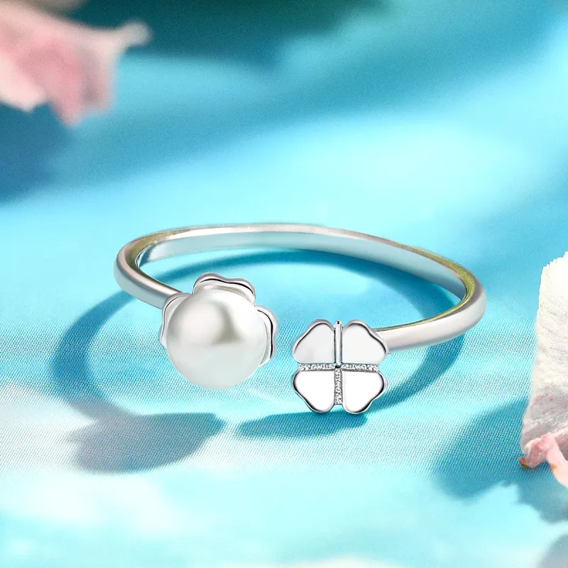 LAOMIAO Pearl Rings Women's-4