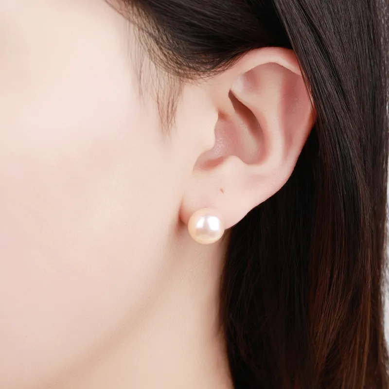 LAOMIAO Pearl Stud Earrings Women's-7