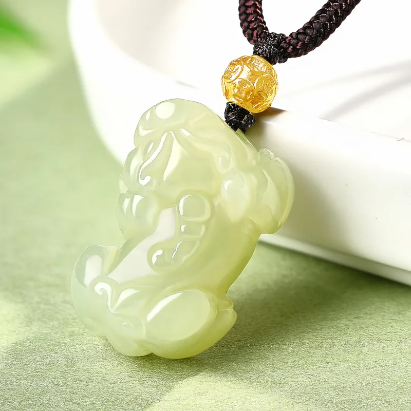 LAOMIAO Hetian Jade Pendants Jasper Women's-1
