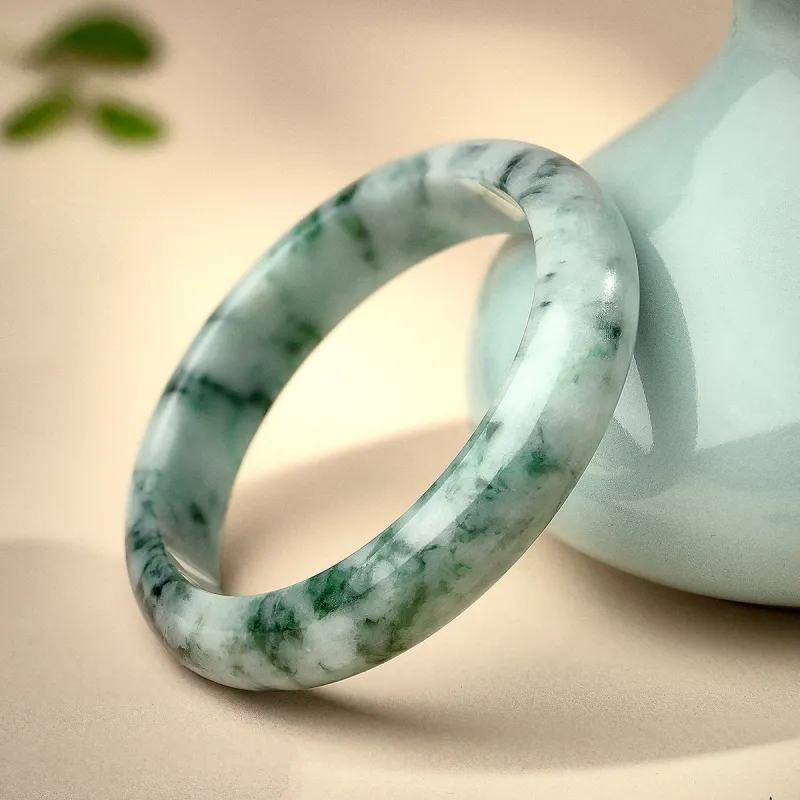 LAOMIAO Bean Type Jadeite Bangles Women's-2