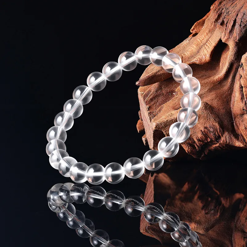 LAOMIAO Natural White Crystal Bracelets Women's-5