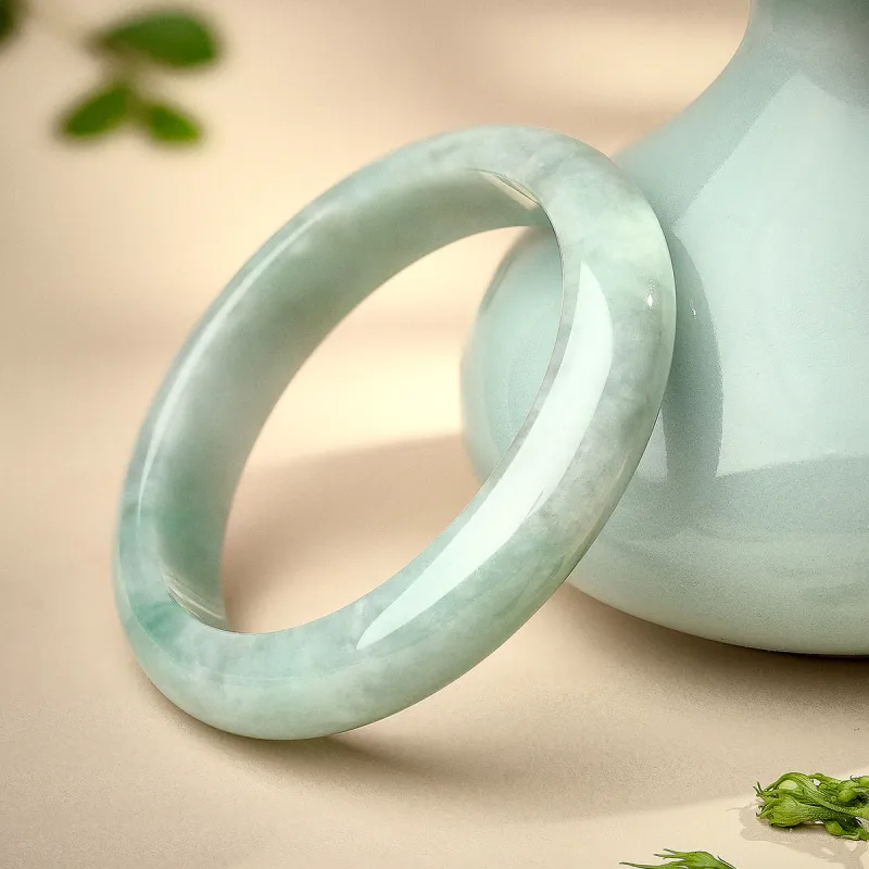 LAOMIAO Bean Type Jadeite Bangles Women's-15