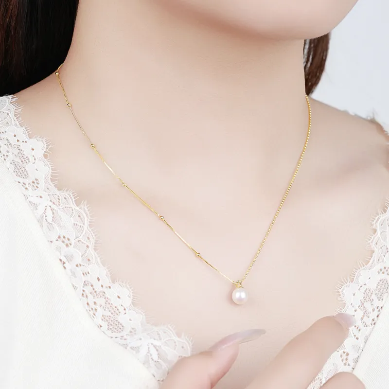 LAOMIAO Pearl Necklaces Women's-13