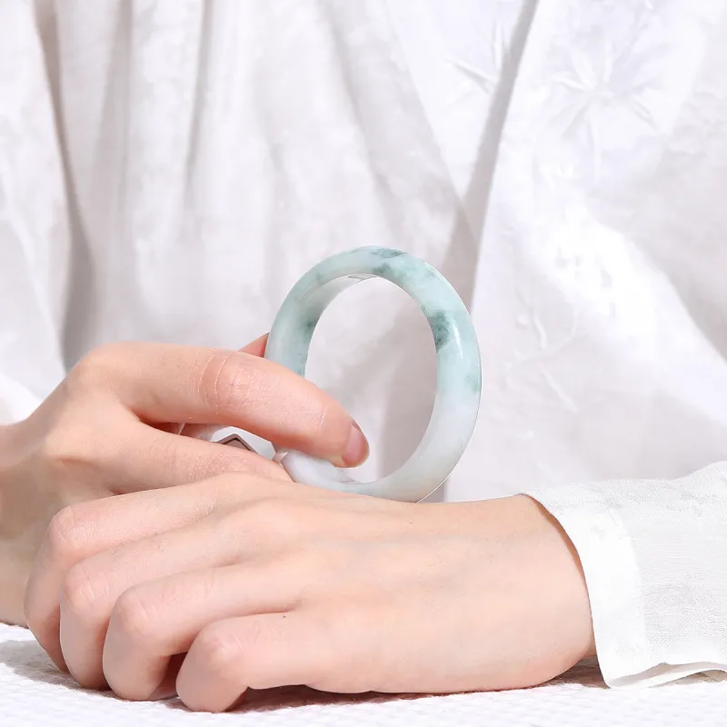 LAOMIAO Glutinous Jade Jadeite Bangles Women's-2