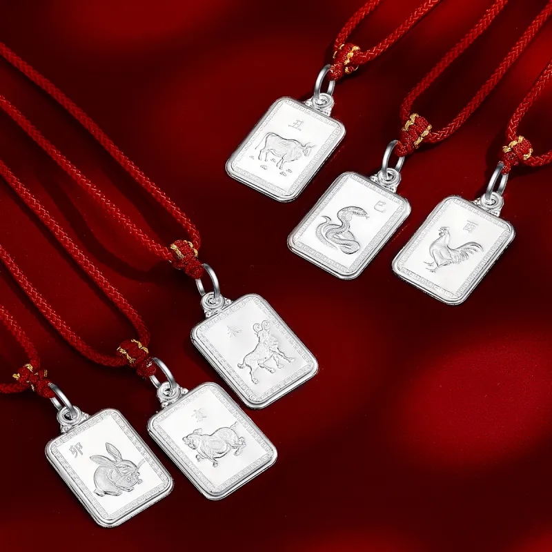 LAOMIAO 990 Silver Pendants Women's-22
