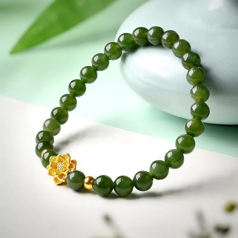 LAOMIAO Bracelets Green Jade Women's-1