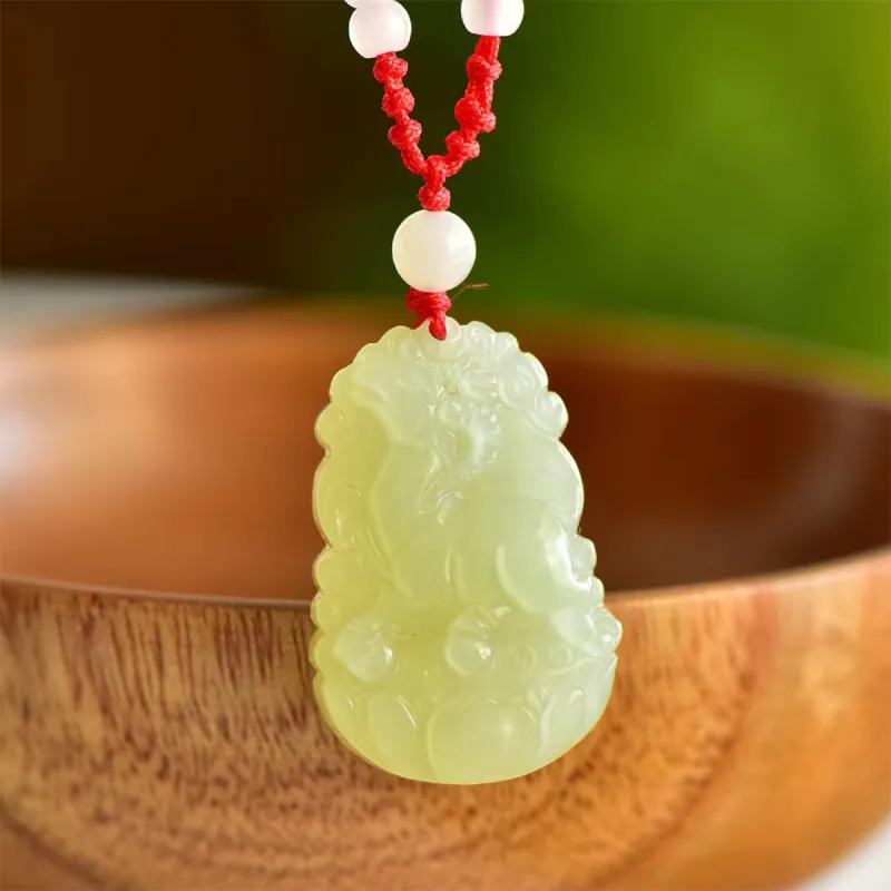 LAOMIAO Pendants Green Jade Unisex-1