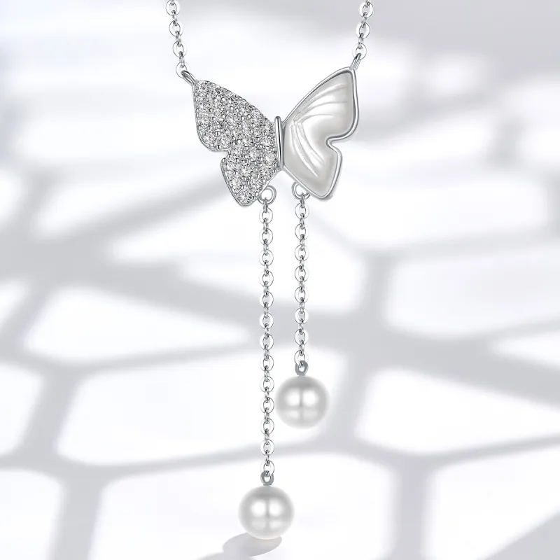 LAOMIAO Pearl Necklaces Women's-5