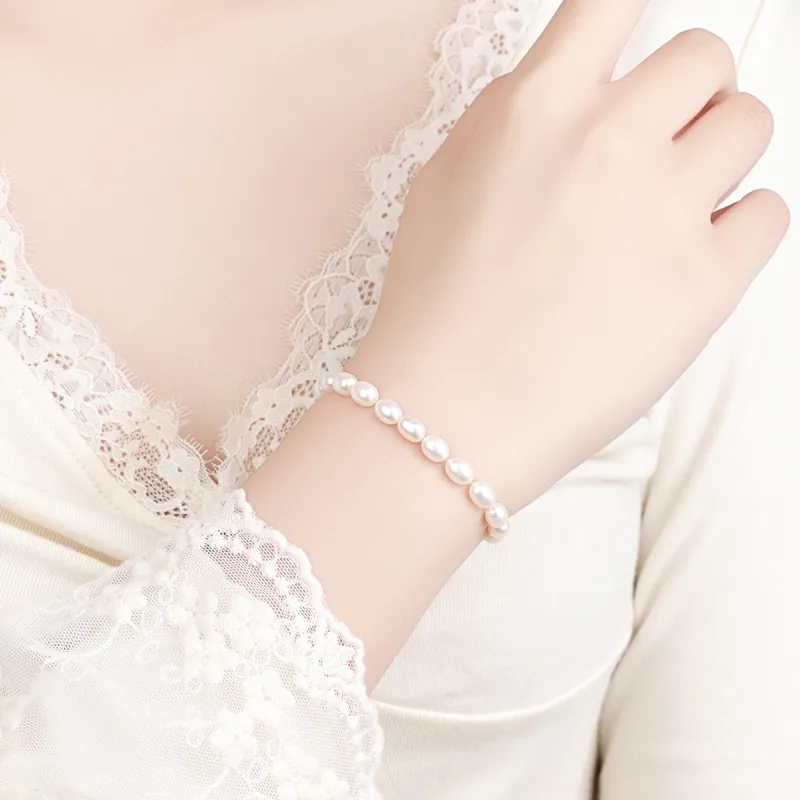 LAOMIAO Pearl Bracelets Women's-4