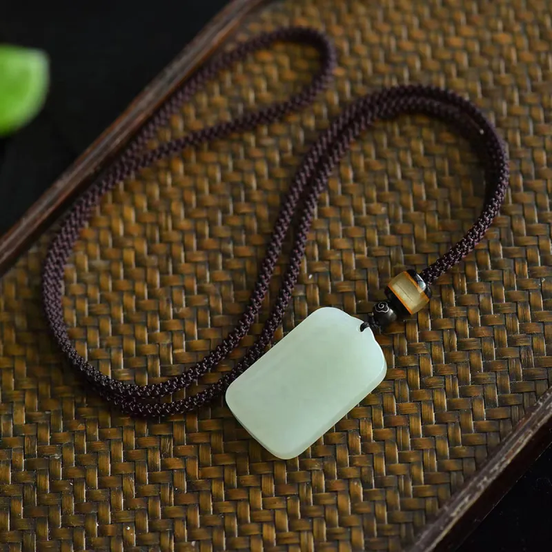 LAOMIAO Pendants Green Jade Men's-6