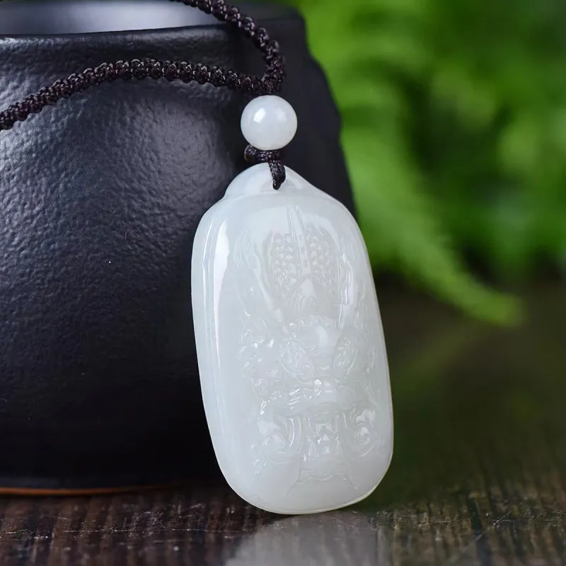 LAOMIAO Pendants Green Jade Men's-3