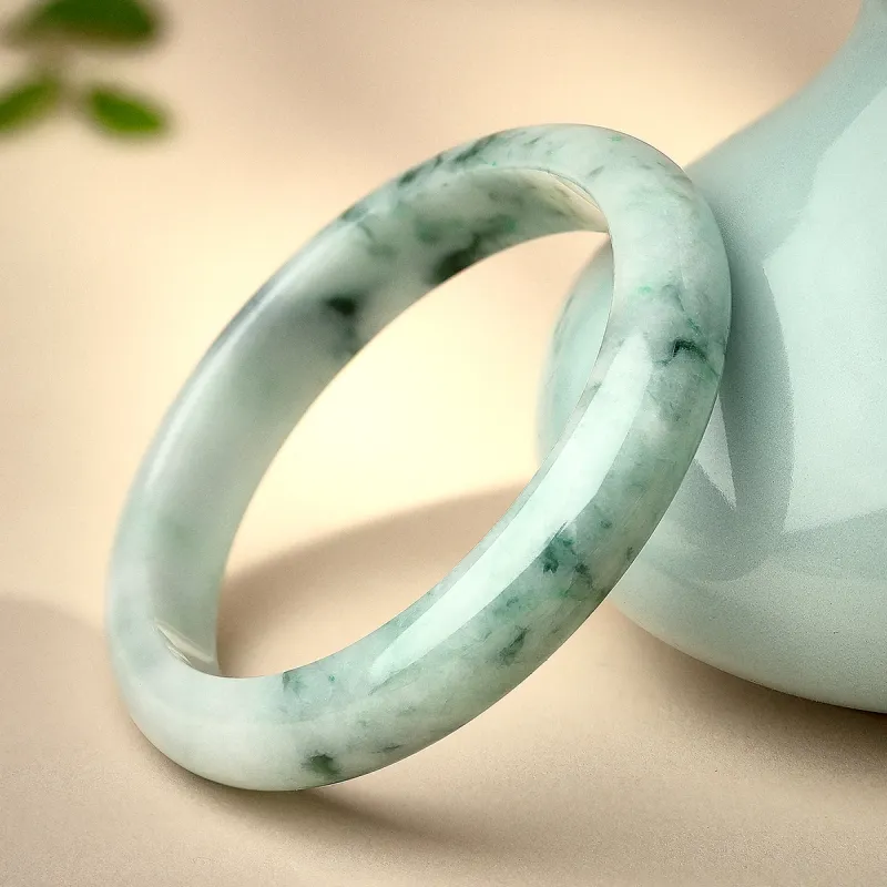 LAOMIAO Bean Type Jadeite Bangles Women's-10