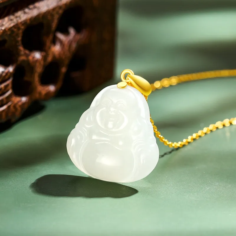 LAOMIAO Pendants Pale Greenish White Jade Women's-1
