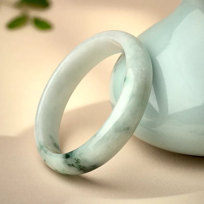 LAOMIAO Bean Type Jadeite Bangles Women's-16