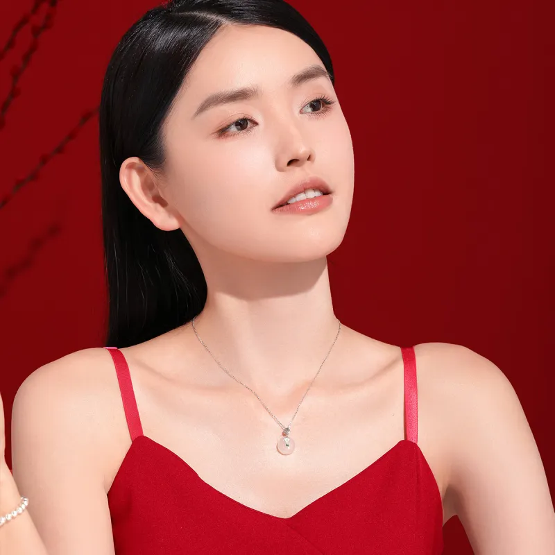 LAOMIAO Chalcedony Necklaces Women's-5