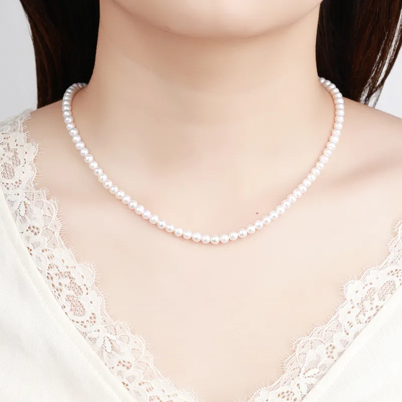 LAOMIAO Pearl Necklaces Women's-5