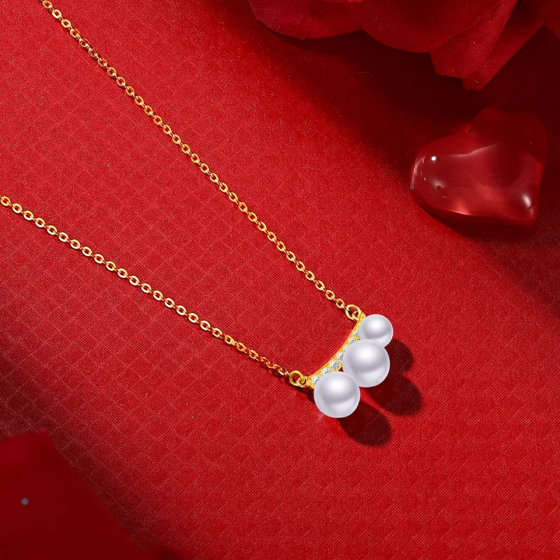 LAOMIAO Pearl Necklaces Women's-4