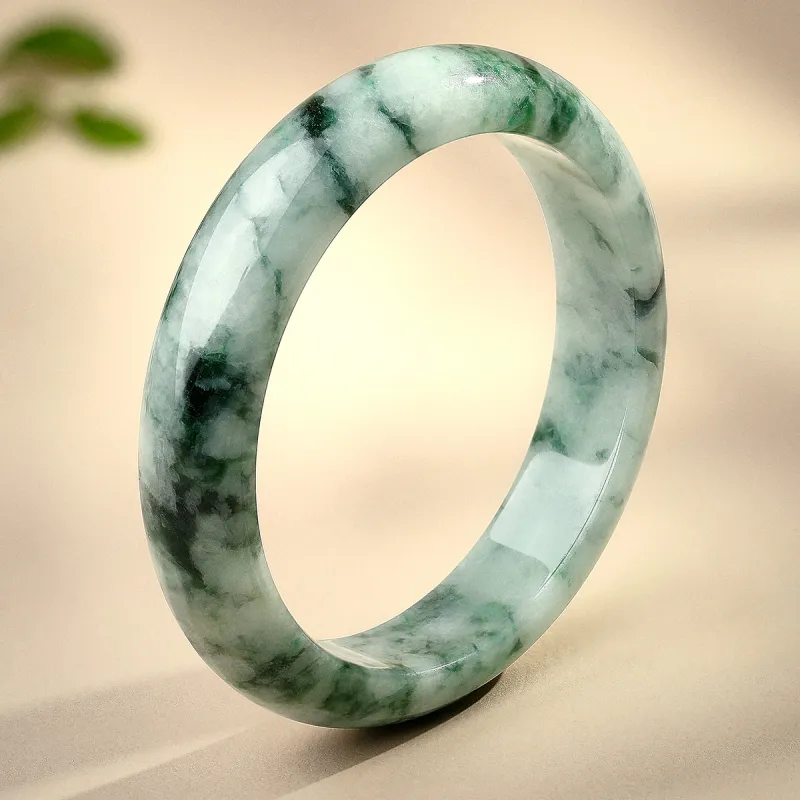 LAOMIAO Bean Type Jadeite Bangles Women's-1