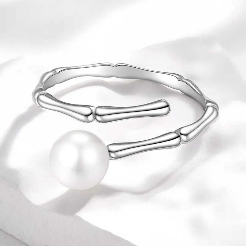 LAOMIAO Freshwater Pearl Rings Women's-10