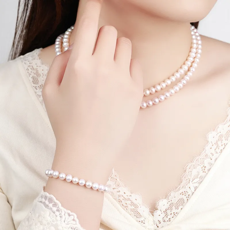 LAOMIAO Pearl Bracelets Women's-4
